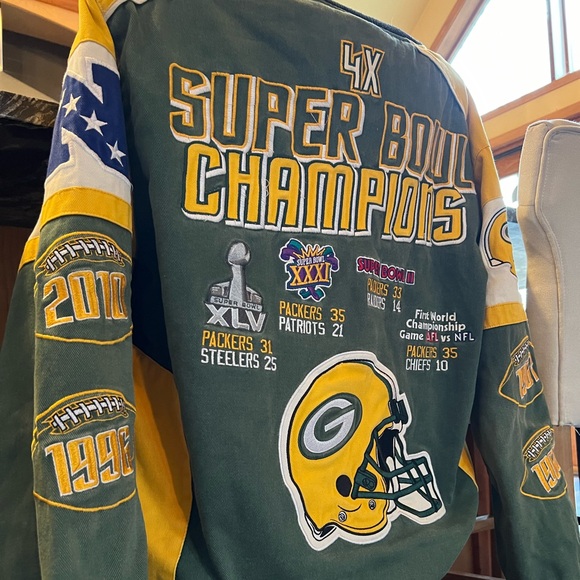 Vintage Green Bay Packers Super Bowl Jacket - Picture 2 of 6